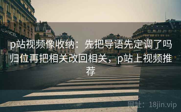 p站视频像收纳：先把导语先定调了吗归位再把相关改回相关，p站上视频推荐
